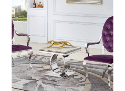 Coffee table design style silver table living room modern furniture stainless steel