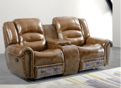 Sofa 2-seater design sofa upholstered couches couch modern luxury brown new