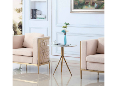 Round coffee table side table designer table living room