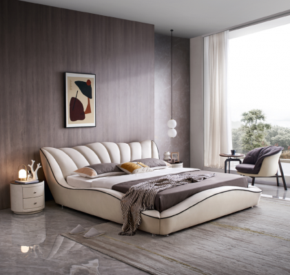 Modern design bed double luxury modern hotel beds sleep room