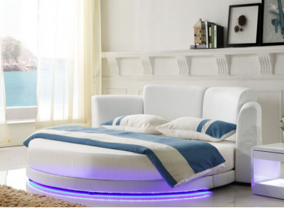 Bed Round Beds Double Luxury Bedroom Furniture Round Hotel Frame New