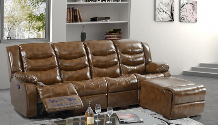 Luxury Furniture Sofa 4-Seater Pouf Couch Design Upholstery Relaxation Living Landscape