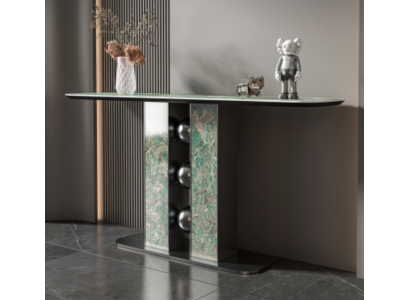 Modern luxury console table designer gray wood living room new furniture