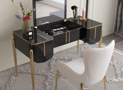 Modern dressing table mirror luxury console dresser bedroom new