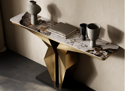 Design luxury console table console sideboard gold living room furniture new