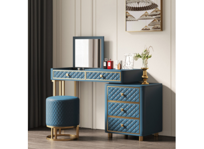Vanity table cosmetic table mirror design console chest of drawers tables