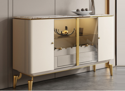 Designer dresser sideboard cabinet living room shelf luxury