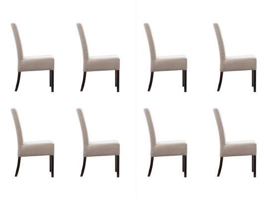 8x Chair Set Upholstered Seat Chairs Furniture Waiting Room Office Practice Lounge Club