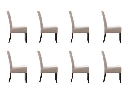 8x Chair Set Upholstered Seat Chairs Furniture Waiting Room Office Practice Lounge Club