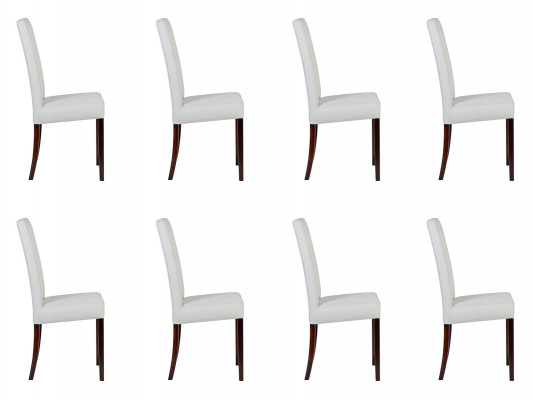 8x chairs chair upholstery design lounge club seat reclining set armchair new
