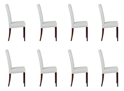 8x chairs chair upholstery design lounge club seat reclining set armchair new