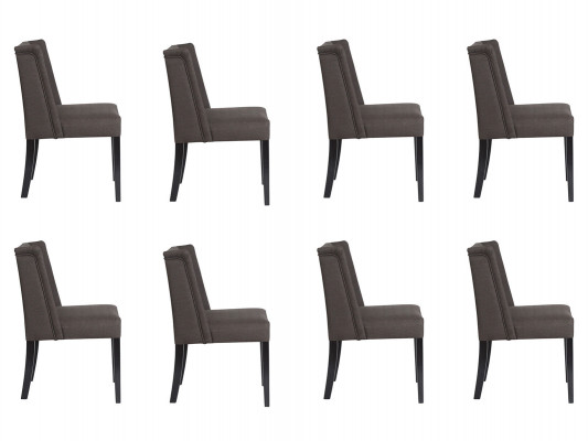 8x chairs chair cushion design lounge club seat backrest suite armchair Vento new