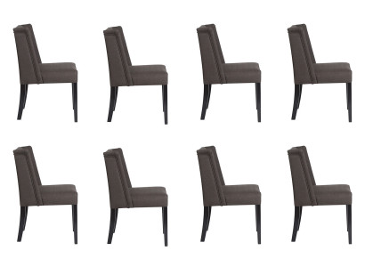 8x chairs chair cushion design lounge club seat backrest suite armchair Vento new