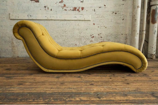 Chesterfield Chaise Longue Sofa Lounger Chaise Club Relaxation Recliners Leather