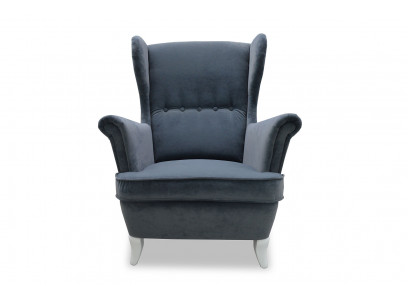 Design TV Lounge Club Armchair Wingback Chair Recliner Relax Upholstered Chair New