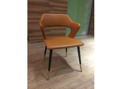 Design armchair metal upholstery lounge club chair seat relax luxury room waiting new