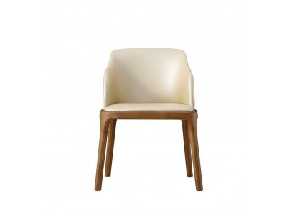 Chair 1x Dining Room Upholstered Chair Armchair Television Lounge Club Textile Seat Leather