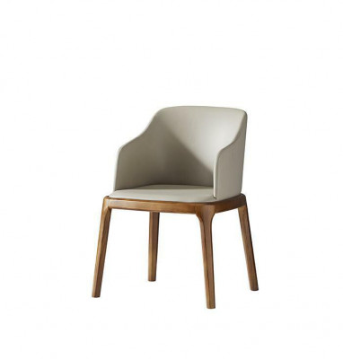 Chair 1x Dining Room Upholstered Chair Armchair Television Lounge Club Textile Seat Leather