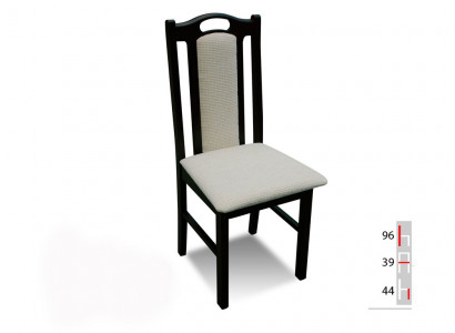 CHAIR DINING ROOM CHAIR SOLID WOOD DESIGNER LEATHER CHAIR