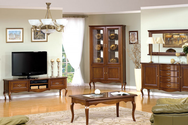 Solid wood table Classic tables Dining table Round table Royal - Model ZB-3