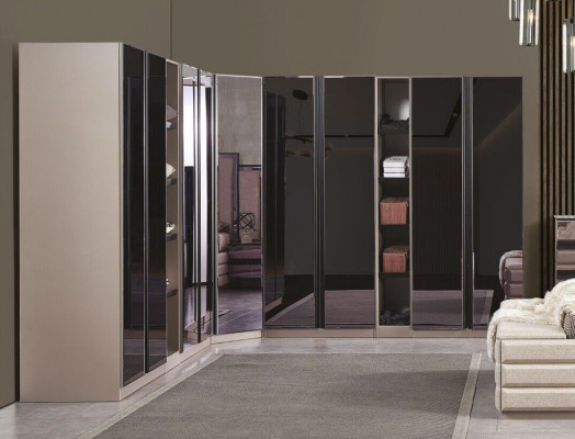 Configure walk-in closets bedroom wardrobes loft furniture corner wardrobe