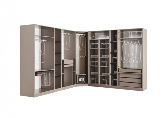 Configure walk-in closets bedroom wardrobes loft furniture corner wardrobe