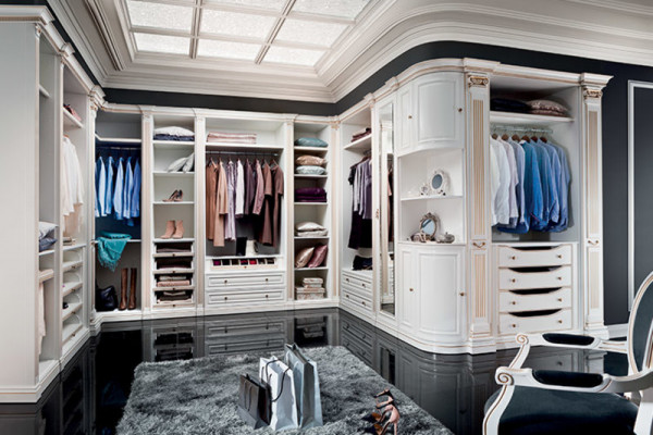 Element Model V2D-01 for Walk-in Closet Wardrobe Italian Furniture