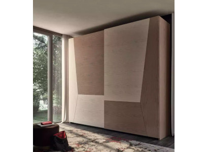 Wardrobe brown bedroom material wood luxury modern cabinet