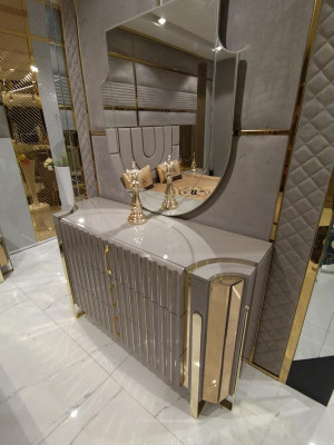 Sideboard with Mirror Modern Sideboard with Mirror Luxury Modern Design Bedroom