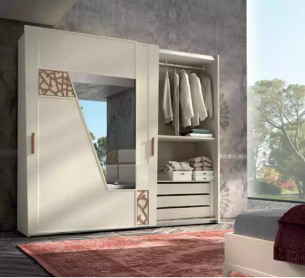 Wardrobe bedroom closet wood bedroom closet