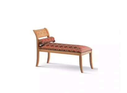 Chaise longue Classic Furniture Living Room Design Sofa Textile Red