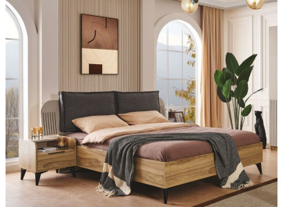 Luxury Bedroom Set Complete Designer Bed 2x Nightstands 3 pcs new