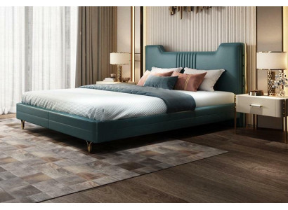 Modern designer wooden bed noble furniture double beds new bedroom upholstery