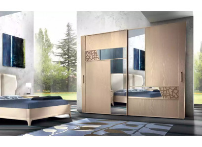 Bedroom wardrobe wood cabinet wood Italian furniture cabinets