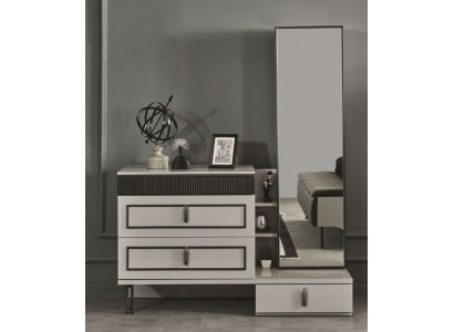 Bedroom set 2-piece dresser with mirror modern luxury design furniture new