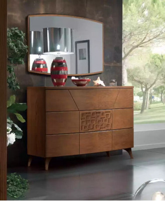 Bedroom set dresser mirror luxury complete modern dressers 2-piece