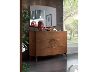 Bedroom set dresser mirror luxury complete modern dressers 2-piece