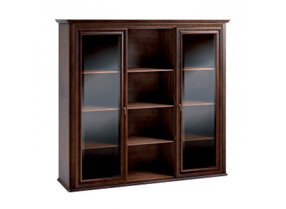 Classic cabinet top showcase display cabinet vitrine glass cabinet