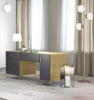 Living room set desk sideboard bookshelf 3-piece table furniture wood