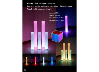 LED Cube Children's Toy Learning Cube Color-Learning Light Cube Decoration Deco