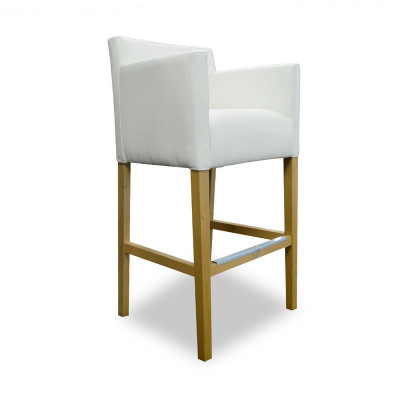 4x Bar Stool Counter Bar Chair Set Upholstered Seat Garniture