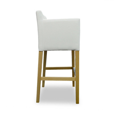 4x Bar Stool Counter Bar Chair Set Upholstered Seat Garniture