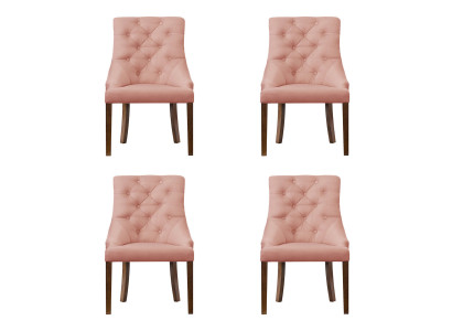 4x Chesterfield armchair lounge club upholstered chair chairs seating set recline