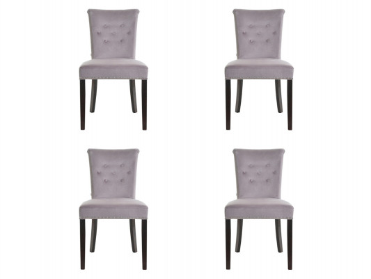 4x Design Upholstered Chairs Chair Set Armchair Lounge Club Set Modern