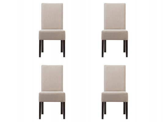 4x Chair Set Upholstered Seat Chairs Set Waiting Room Office Practice Lounge