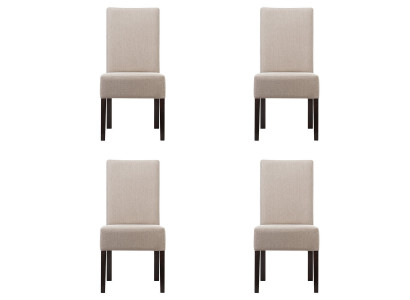 4x Chair Set Upholstered Seat Chairs Set Waiting Room Office Practice Lounge