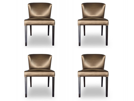 4x Chairs Chair Upholstered Design Backrest Suite Armchair Complete Modern Set New
