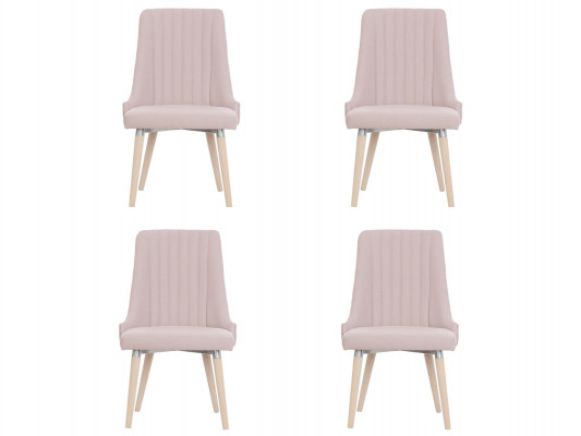 4x chairs chair cushion modern set design backrest suite armchair complete new