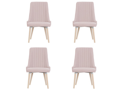 4x chairs chair cushion modern set design backrest suite armchair complete new