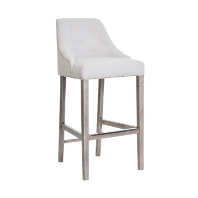 6x Bar Stools Bar Stool Counter Chair Set Upholstered Chairs Chesterfield Design Style